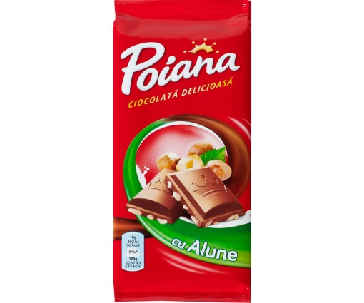 Ciocolata cu alune Poiana 90 g