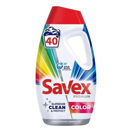 Detergent lichid Savex Premium Color, 1.8 l