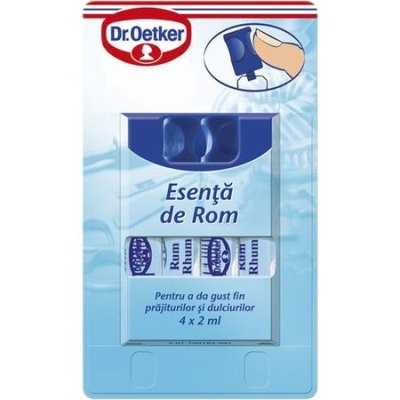 Esenta rom Dr Oetker 2 ml, 4 buc