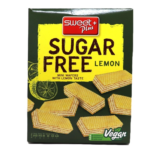 Napolitane fara zahar cu crema de lamaie Sugar Free 180 g