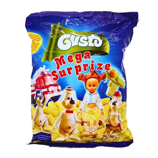 Pufuleti cu surprize Gusto 60 g, 20 buc