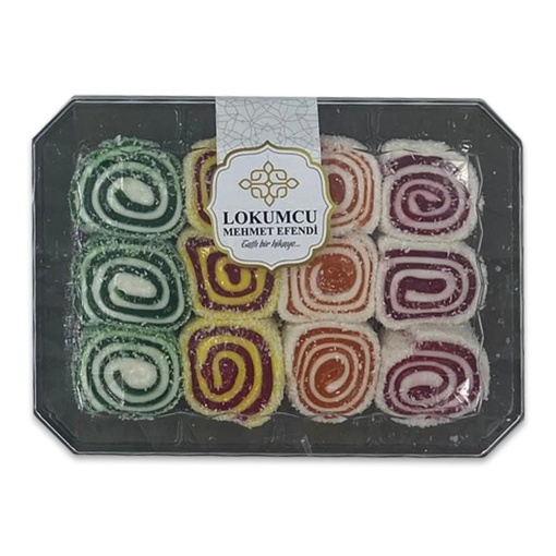 Rahat turcesc asortat cu arome de fructe mixte, 500 g