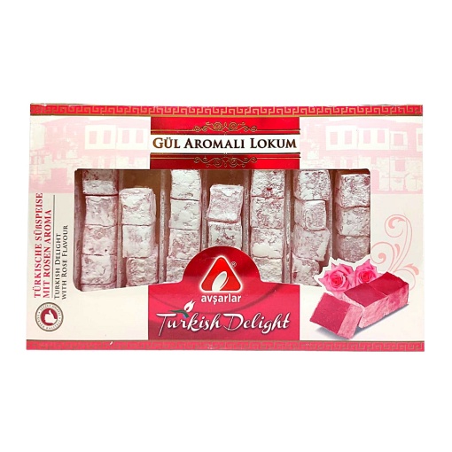 Rahat turcesc cu aroma de trandafiri Lokum Avsarlar 350 g