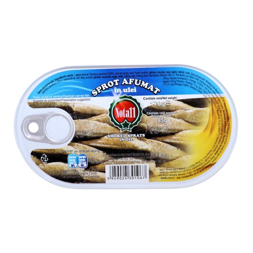 Sprot afumat in sos tomat Nota11 170 g