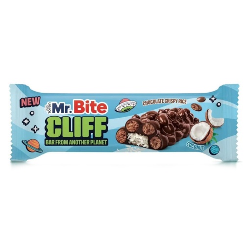 Baton de ciocolata cu cocos Mr Bite Cliff 35 g, 24 buc