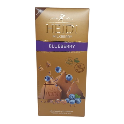 Ciocolata cu lapte si afine Heidi Milk & Blueberry