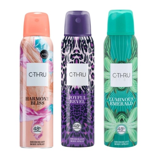 Deodorant C-Thru 150 ml, diverse sortimente