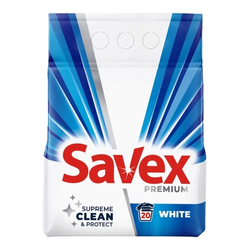Detergent automat Savex Premium White, 2 kg