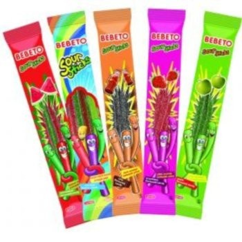Jeleu sticks Bebeto 35 g, 24 buc