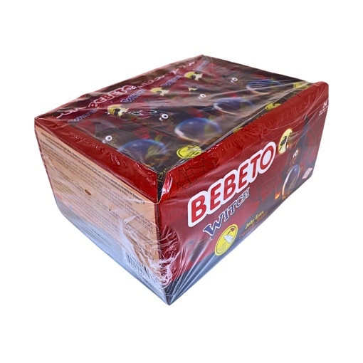 Jeleu zmeura si cola Bebeto Witch 30 g, 24 buc