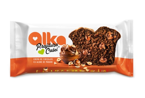 Prajitura casei cu ciocolata si alune Alka 350 g