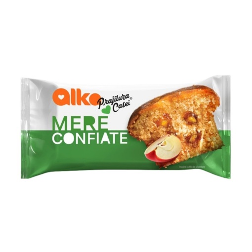 Prajitura casei cu mere confiate Alka 60 g, 12 buc