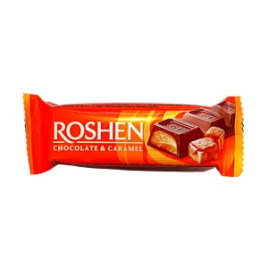 Baton de ciocolata si crema caramel Roshen 30 g, 30 buc - Img 2