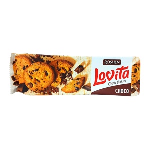 Biscuiti cu ciocolata Roshen Lovita Choco 127 / 150 g - Img 2