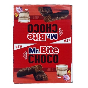 Ciocolata cu lapte Mr Bite 28 g, 24 buc - Img 2