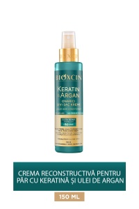 Cremă lichidă pentru îngrijirea părului cu keratină și argan 150 ml - pentru păr deteriorat și sensibil