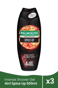 Gel de duș Men Intense 4-în-1 - Spice Up 500 ml x 3 bucăți