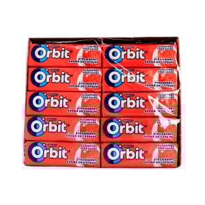 Guma de mestecat Orbit de capsuni 30 buc x 14 g - Img 1