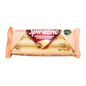 Napolitane vegane de post spirale crema cacao Spiralino Wafro 42 g, 24 buc - Img 4