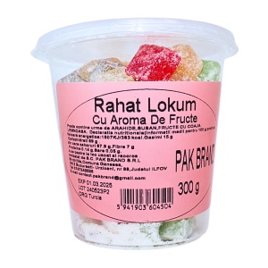 Rahat cu aroma de fructe Lokum Pak Brand 300 g - Img 1