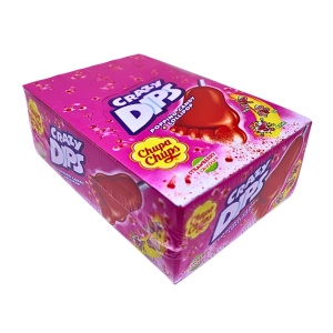 Acadele pocnitoare Chupa Chups Crazy Dips capsuni 14 g, 24 buc - Img 3