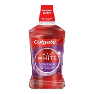 Apa de gura Colgate Max White Purple Reveal, 500ml