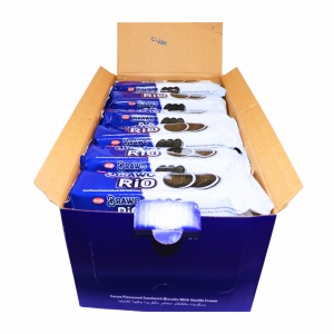 Biscuiti de cacao si crema vanilie Brawo Rio 55g, 24 buc - Img 1