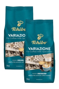 Boabe de cafea prăjite Variazionne, 1kg x2 buc.