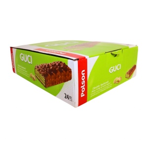 Napolitane glazurate cu ciocolata si fistic Guci 40 g, 24 buc - Img 4