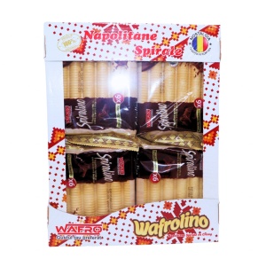 Napolitane spirale Wafrolino crema cacao 84 g, 12 buc - Img 2