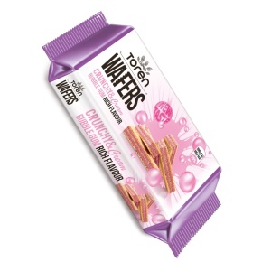 Napolitane Toren cu crema bubble gum 55 g, 24 buc - Img 1