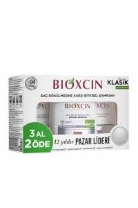 Șampon clasic pentru păr gras 3 x 300 ml