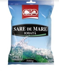 Sare de mare iodata Cio 500 g