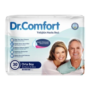Scutece pentru adulti Dr Comfort, marimea M, 85-125 cm, 30 buc