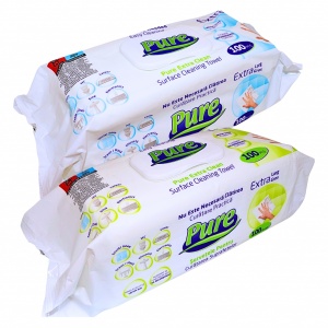 Servetele umede suprafete Pure 100 buc - Img 1