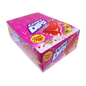 Acadele pocnitoare Chupa Chups Crazy Dips capsuni 14 g, 24 buc - Img 4