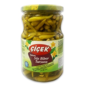 Ardei iute chilli in otet Cicek 720 g