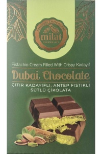 Ciocolata Dubai cu Fistic si Cataif 60 gr - Img 3