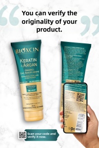 Cremă de îngrijire reparatoare pentru păr cu cheratină și argan 250 ml – pt. păr deteriorat-sensibil - Img 3