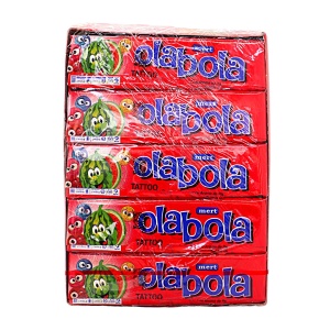 Guma cu tatuaj Olabola 20 g, 20 buc