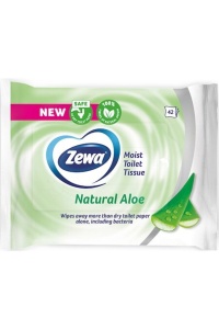 Hârtie igienică umedă Zewa Aloe Vera, 42 bucăți - Img 2