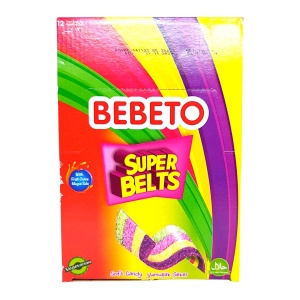 Jeleu Bebeto Super Belts 75 g, 12 buc - Img 2