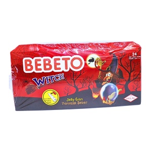 Jeleu zmeura si cola Bebeto Witch 30 g, 24 buc - Img 3