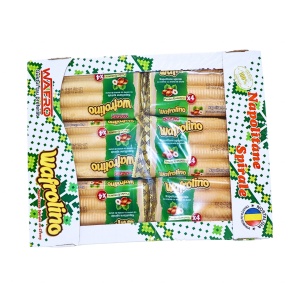 Napolitane crema alune forma spirale Wafrolino 56 g, 18 buc