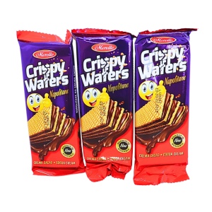 Napolitane cu cacao Crispy Morello 35 g, 36 buc