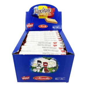 Napolitane de post cu cacao Morello, 50 g, 24 buc - Img 2
