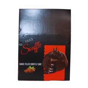 Prajituri souffle cacao alune Guci rosu 60 g, 24 buc - Img 3