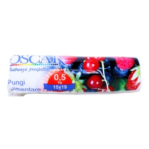 Pungi alimentare Oscar Eco 500 g, 15x19 cm - Img 2