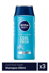 Șampon pentru bărbați Cool Kick Fresh 3 bucăți x 250 ml
