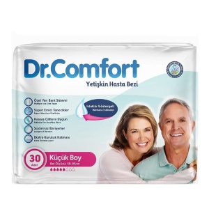 Scutece pentru adulti Dr Comfort, marimea S, 50-85 cm, 30 buc